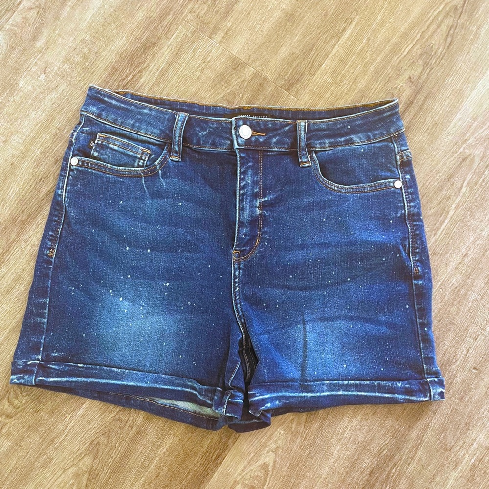Judy Blue Galaxy Splash Denim Shorts